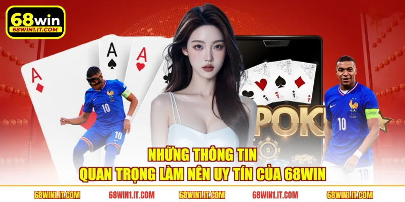 Những thông tin quan trọng làm nên uy tín của 68WIN